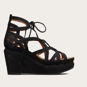 Joy Lace-Up Wedge Sandal, Size 9